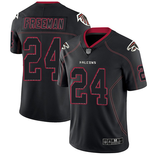 Atlanta Falcons Limited Lights Out Black Men Devonta Freeman Jersey NFL Football #24 Rush->atlanta falcons->NFL Jersey